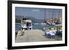 Quayside, Fiskardo, Kefalonia, Greece-Peter Thompson-Framed Photographic Print