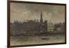 Quayside, Newcastle Upon Tyne, 1886-John Wallace-Framed Giclee Print