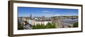 Quayside, Reginald's Tower, River Suir, Waterford City, County Waterford, Republic of Ireland-null-Framed Photographic Print