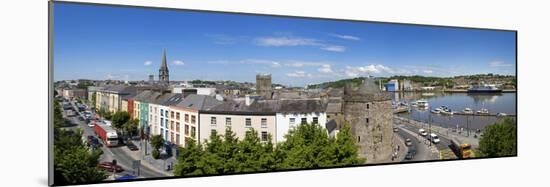 Quayside, Reginald's Tower, River Suir, Waterford City, County Waterford, Republic of Ireland-null-Mounted Photographic Print