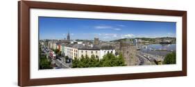 Quayside, Reginald's Tower, River Suir, Waterford City, County Waterford, Republic of Ireland-null-Framed Photographic Print