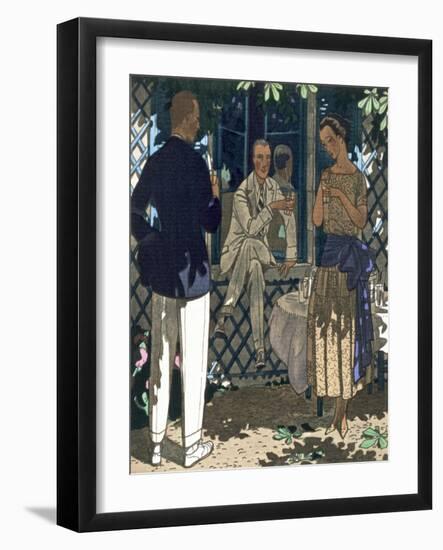 Que C'Est Bon! Ou Les Boissons Glacees, C.1920S-null-Framed Giclee Print