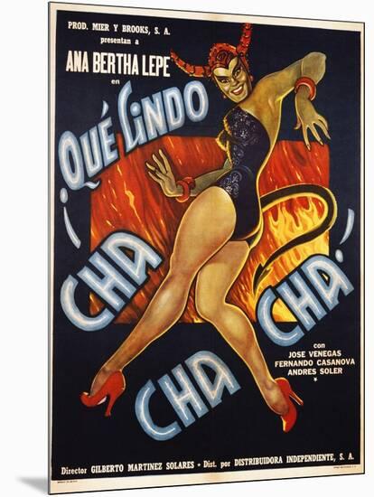 Que Lindo Cha Cha Cha! Movie Poster-null-Mounted Giclee Print