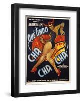 Que Lindo Cha Cha Cha! Movie Poster-null-Framed Giclee Print