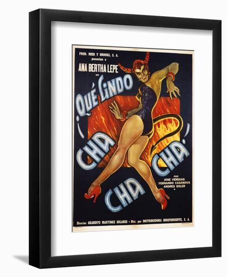 Que Lindo Cha Cha Cha! Movie Poster-null-Framed Giclee Print
