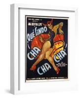 Que Lindo Cha Cha Cha! Movie Poster-null-Framed Giclee Print