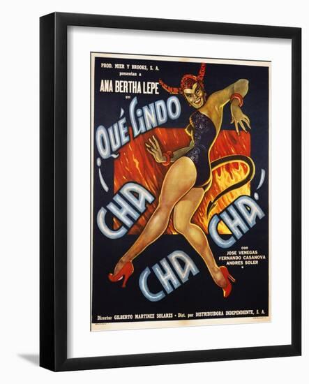 Que Lindo Cha Cha Cha! Movie Poster-null-Framed Giclee Print