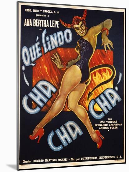 Que Lindo Cha Cha Cha! Movie Poster-null-Mounted Giclee Print