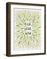 Que Sera Sera Green-Cat Coquillette-Framed Giclee Print