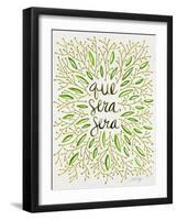 Que Sera Sera Green-Cat Coquillette-Framed Giclee Print