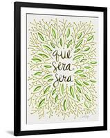Que Sera Sera Green-Cat Coquillette-Framed Art Print