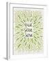 Que Sera Sera Green-Cat Coquillette-Framed Giclee Print