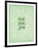 Que Sera Sera Mint-Cat Coquillette-Framed Art Print