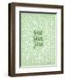 Que Sera Sera Mint-Cat Coquillette-Framed Giclee Print