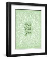 Que Sera Sera Mint-Cat Coquillette-Framed Giclee Print