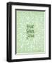 Que Sera Sera Mint-Cat Coquillette-Framed Giclee Print