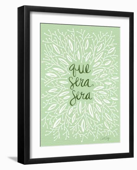 Que Sera Sera Mint-Cat Coquillette-Framed Giclee Print