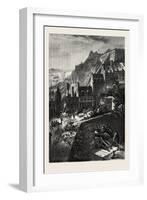 Quebec, a Glimpse from the Old City Wall, Canada, Nineteenth Century-null-Framed Giclee Print
