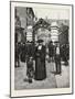 Quebec, at the Gate of Laval University, Canada, Nineteenth Century-null-Mounted Giclee Print