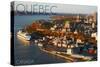 Quebec, Canada - Aerial-Lantern Press-Stretched Canvas