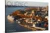 Quebec, Canada - Aerial-Lantern Press-Stretched Canvas