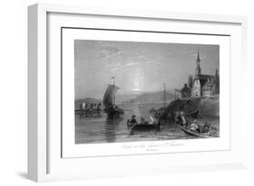 Quebec, Canada, Boating Scene on the St. Lawrence River near Montreal-Lantern Press-Framed Art Print