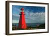 Quebec, Canada - Martre Lighthouse-Lantern Press-Framed Art Print