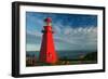 Quebec, Canada - Martre Lighthouse-Lantern Press-Framed Art Print