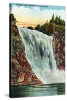 Quebec, Canada - Montmorency Falls Scene-Lantern Press-Stretched Canvas