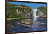 Quebec, Canada - Montmorency Falls-Lantern Press-Framed Art Print