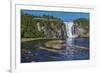 Quebec, Canada - Montmorency Falls-Lantern Press-Framed Art Print