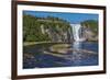 Quebec, Canada - Montmorency Falls-Lantern Press-Framed Art Print