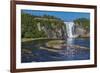 Quebec, Canada - Montmorency Falls-Lantern Press-Framed Art Print