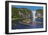 Quebec, Canada - Montmorency Falls-Lantern Press-Framed Art Print