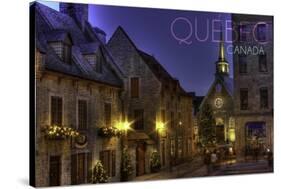 Quebec, Canada - Palace Royale-Lantern Press-Stretched Canvas