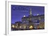 Quebec, Canada - Rue Des Remparts-Lantern Press-Framed Art Print