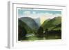 Quebec, Canada - Scenic View of Little Saugenay-Lantern Press-Framed Art Print