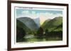 Quebec, Canada - Scenic View of Little Saugenay-Lantern Press-Framed Premium Giclee Print