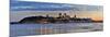 Quebec, Canada - Skyline at Sunset Panoramic-Lantern Press-Mounted Premium Giclee Print