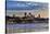 Quebec, Canada - Skyline at Sunset-Lantern Press-Stretched Canvas