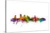 Quebec Canada Skyline-Michael Tompsett-Stretched Canvas