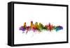 Quebec Canada Skyline-Michael Tompsett-Framed Stretched Canvas