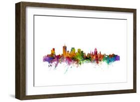 Quebec Canada Skyline-Michael Tompsett-Framed Art Print