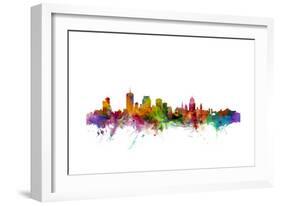 Quebec Canada Skyline-Michael Tompsett-Framed Art Print