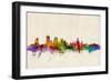 Quebec Canada Skyline-Michael Tompsett-Framed Art Print