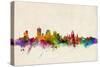 Quebec Canada Skyline-Michael Tompsett-Stretched Canvas