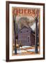 Quebec, Canada - Sugar Shack-Lantern Press-Framed Art Print