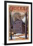 Quebec, Canada - Sugar Shack-Lantern Press-Framed Art Print