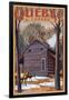 Quebec, Canada - Sugar Shack-Lantern Press-Framed Art Print