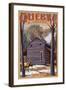 Quebec, Canada - Sugar Shack-Lantern Press-Framed Art Print